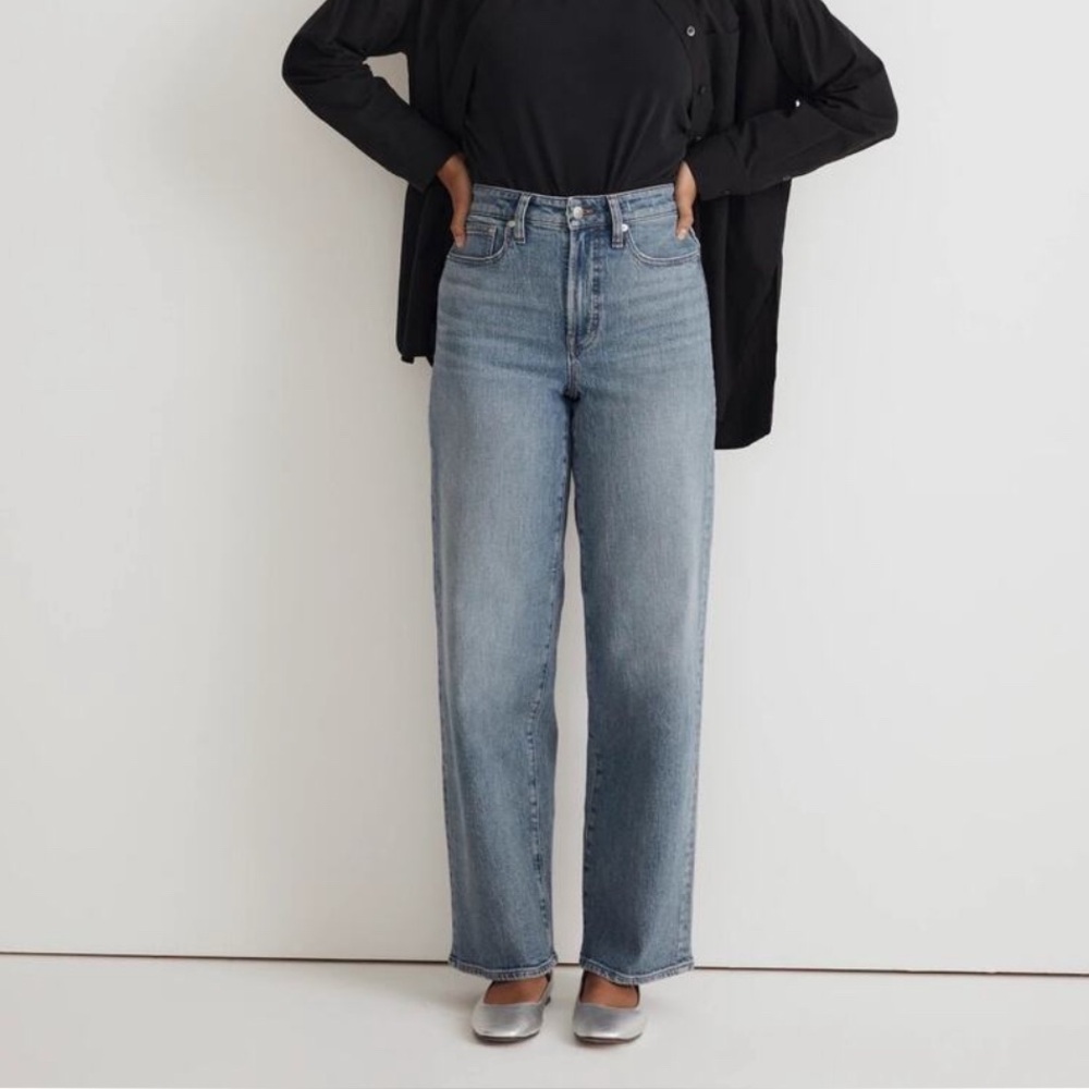Madewell The Curvy Perfect Vintage Wide Leg Blue Jean Women's Size 25